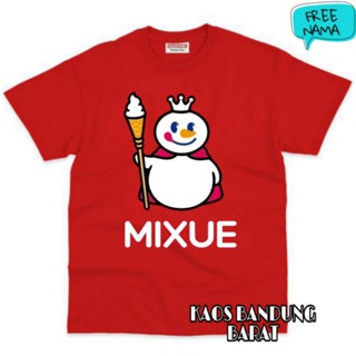 เสื้อยืด พิมพ์ลายเกมไอศกรีม MIXUE Roblox สําหรับเด็ก