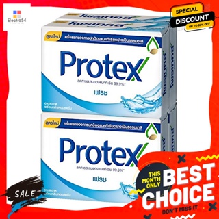 Protex(โพรเทคส์) โพรเทคส์ สบู่ก้อน สูตรเฟรช 60 ก. แพ็ค 4 Protex Bar Soap Fresh Formula 60 g. Pack 4อาบน้ำ