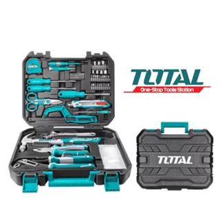 Total ชุดเครื่องมือช่าง 130 ชิ้น รุ่น THKTHP21306 (130 pcs Tools Set) เครื่องมือช่างชุด พร้อมกระเป๋า ชุดเครื่องมือ ไขควง