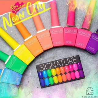 Neon City collection 10 สีNeon สไตล์Summer ไม่มีชาร์ตสี DGel Signature Korea ของแท้นำเข้าจากเกาหลี🇰🇷 พร้อมส่ง