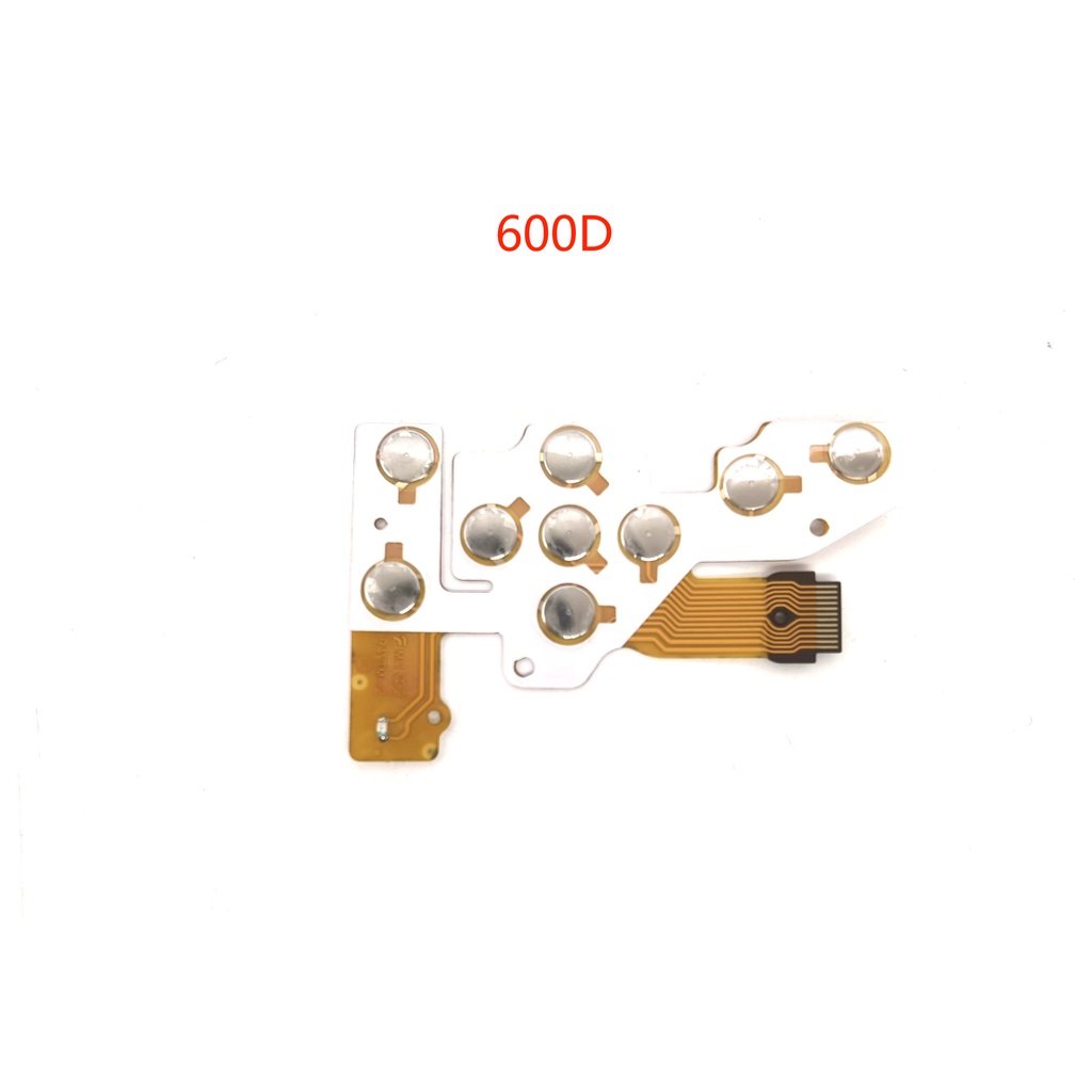 1PCS คีย์บอร์ดปุ่ม Flex Cable Board สําหรับ Canon EOS 600D Digital Camera Repair Part (OEM)