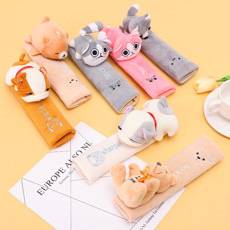 พร้อมส่ง🚕ปลอกหุ้มเข็มขัดนิรภัยรถยนต์ ลายการ์ตูนน่ารัก สําหรับผู้ใหญ่ และเด็ก ปลอกหุ้มสายเข็มขัดนิรภัย 1 ชิ้น - รูปที่ 4