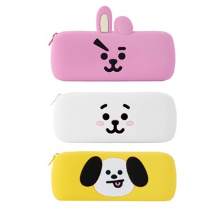 BT21 กระเป๋าใส่ปากกา กระเป๋าใส่เครื่องเขียนซิลิโคน ไลน์เฟรนด์  BT21 LINE FRIENDS CHOCO SILICONE PENCIL CASE