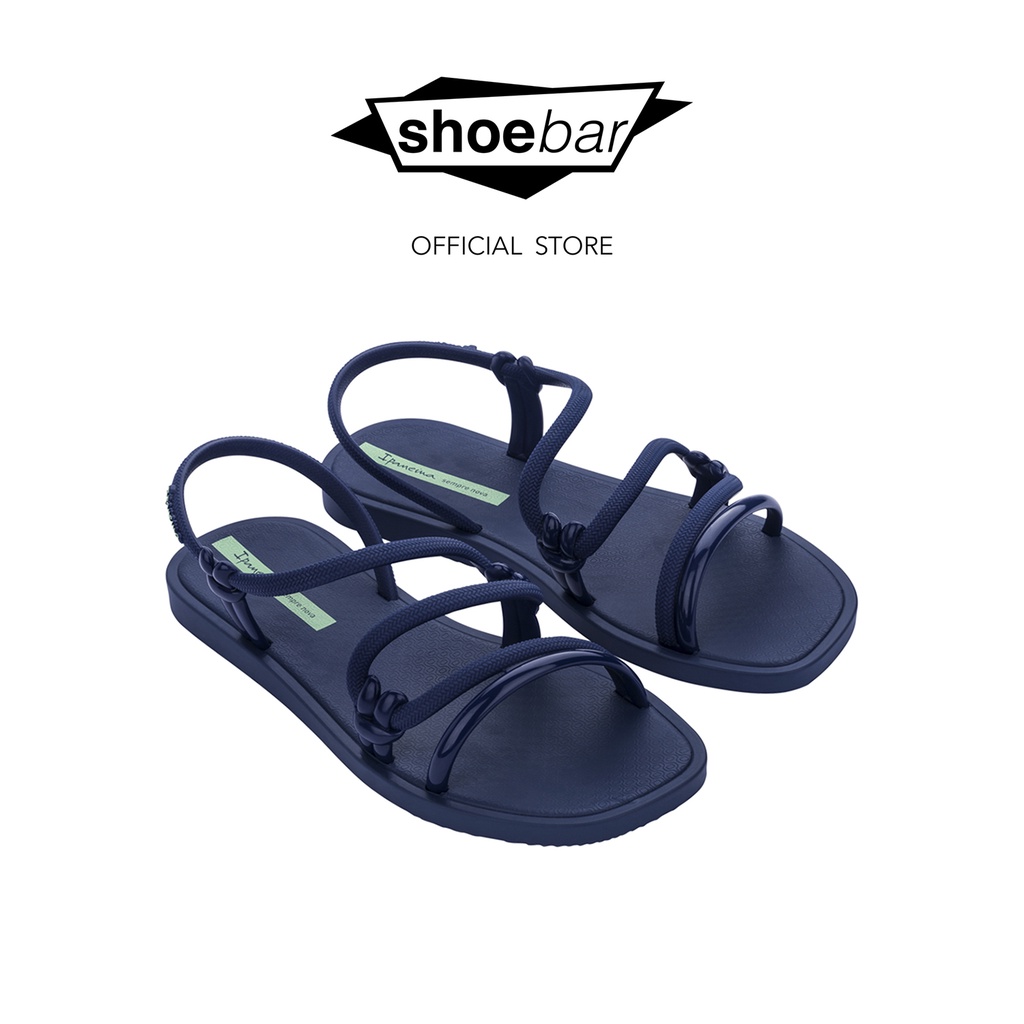 Flat Sandals 967 บาท SHOEBAR  รุ่น 26983:IPANEMA SOLAR SANDAL FEM สี  BLUE/DARK BLUE รองเท้าแฟชั่น รองเท้าแตะ รองเท้ารัดส้น รองเท้าผู้หญิง Women Shoes
