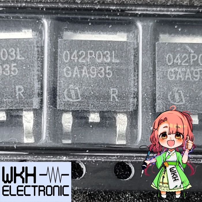 IPD042P03L3G 042P03L P-FET กําลังไฟ mosfet p-ch 70A -30V OptiMOS Okl ชิป