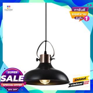 Iron โคมไฟแขวนเหล็ก (E27x1) LUZINO รุ่น F8930 ขนาด 30 x 30 x 26 ซม. สีดำPendant Lamp Iron (E27x1) LUZINO F8930 Size 30 x