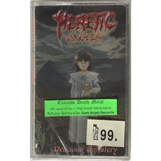 Cassette Tape เทปคาสเซ็ตเพลง Heretic Angels อัลบั้ม Delicious Sinistery ลิขสิทธิ์ ซีล