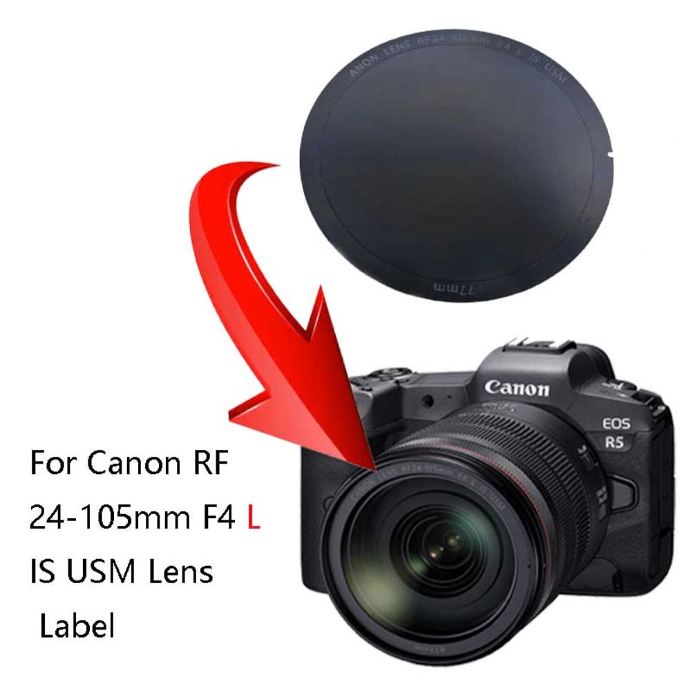 สําหรับ Canon RF 24-105 มม. F4 L IS USM &amp; Rf 70-200 มม. F4 L IS USM ใหม่ เลนส์ด้านหน้า แหวนแรงดัน ฉลากแหวนตกแต่ง