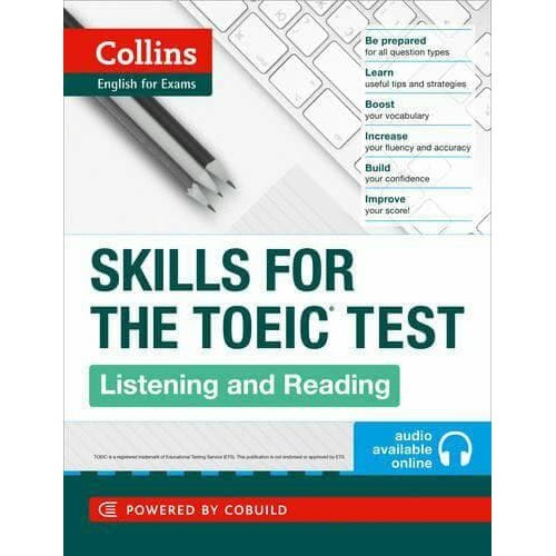 Collins Skills for the TOEIC หนังสือทดสอบ: ฟัง และอ่านหนังสือ