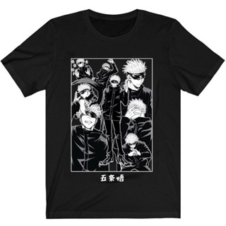 Jujutsu Kaisen Anime T-Shirt Men  T Shirt Anime Gojo Satoru Clothes Anime Tops Tees_02