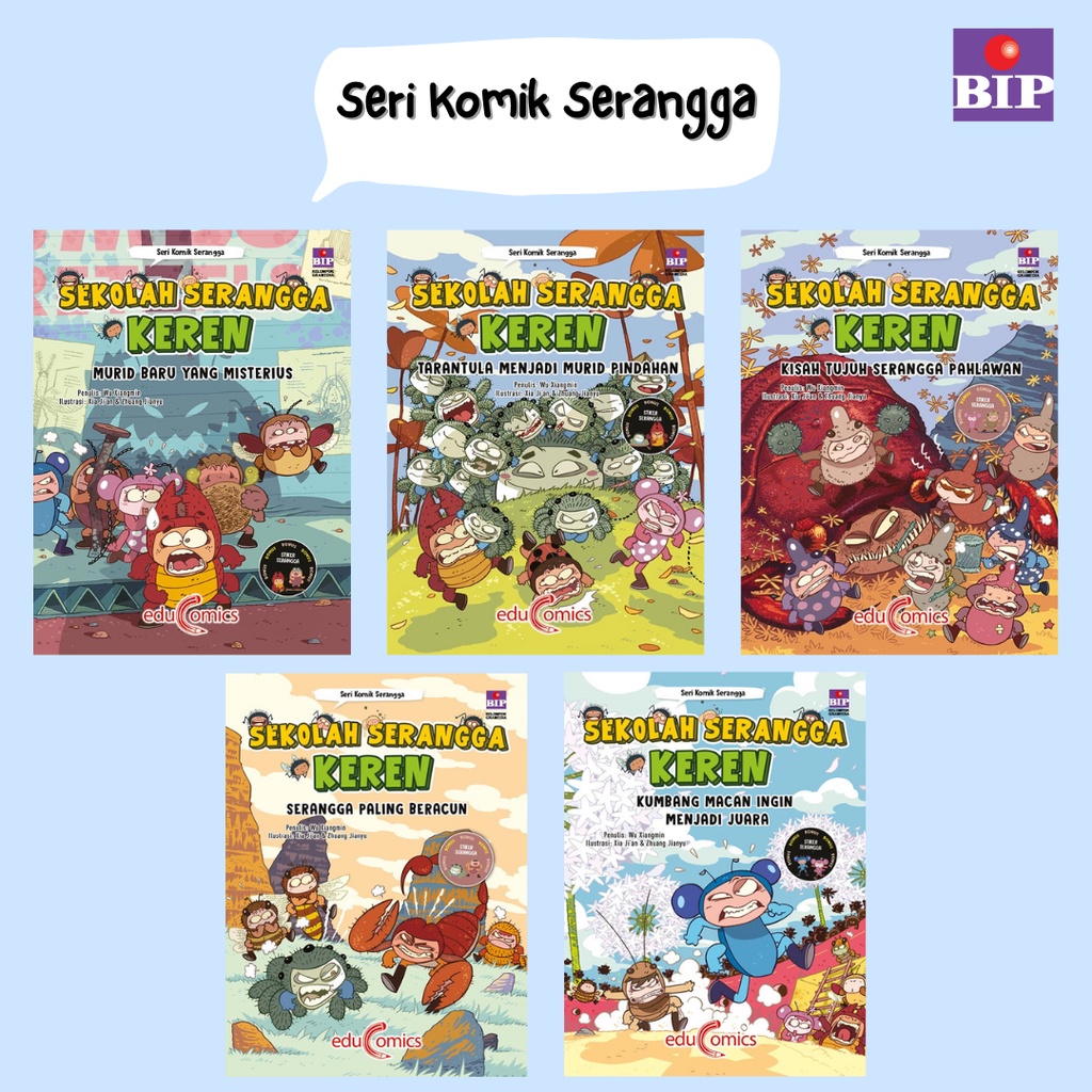 Cool INSECT SCHOOL COMIC BOOK / BHUANA POPULAR SCIENCE