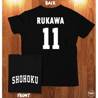 ANIME SLUMDUNK KAEDE RUKAWA SHOHOKU LOGO JERSEY T-SHIRTS DESIGN EXCELLENT QUALITY (B1016)_11