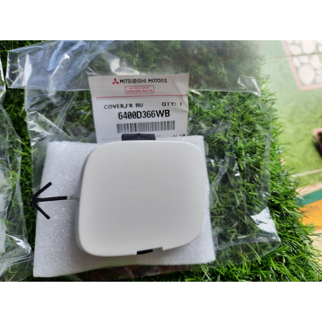 ฝาปิดรูลากรถ MIRAGE 1.2 ฝาปิดตะขอลากรถ มิราจ ด้านหน้า รหัส.6400D366WA แท้ศูนย์ ปี2012-2015
