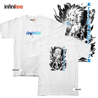 อนันต์ Hunterxhunter Killua Zoldyck พระเจ้าความเร็วอะนิเมะการ์ตูนเสื้อในสีขาวสําหรับผู้หญิงผู้ช K4s_02
