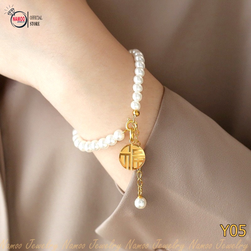 สร้อยข้อมือ Y05 สวยและผู้หญิง เครื่องประดับ Namoo