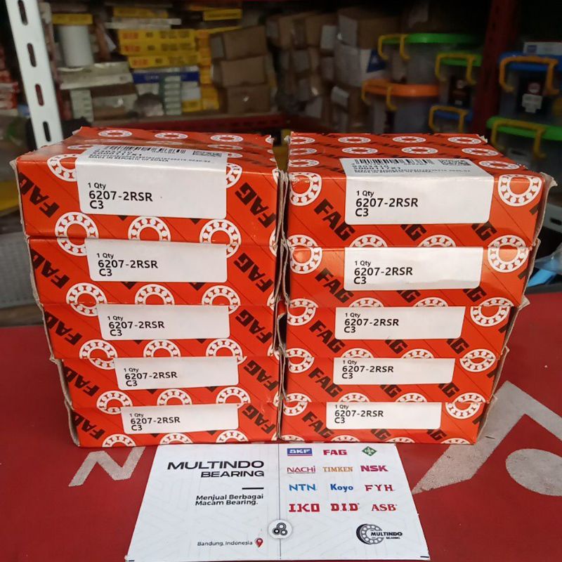 แบริ่ง 6207 2RS C3 FAG ORIGINAL