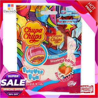 AIR น้ำหอมปรับอากาศ CHUPA CHUPS 9g CREAMY STRAWBERRYAIR FRESHENER PERFUME CHUPA CHUPS 9g CREAMY STRAWBERRY