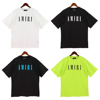 Amr เสื้อยืดแขนสั้นลําลอง แฟชั่นสําหรับผู้ชาย และผู้หญิง