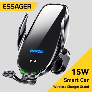 Essager Qi 15W ที่ชาร์จโทรศัพท์ในรถยนต์ แบบไร้สาย ชาร์จเร็ว สําหรับ iP 14 13 12 X Pro Max