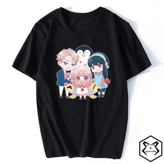 Spy x Family Tshirt Bond Forger shirts Girls Kawaii Cartoon Tees Anya Graphic Tees shirt 100% cotton_03