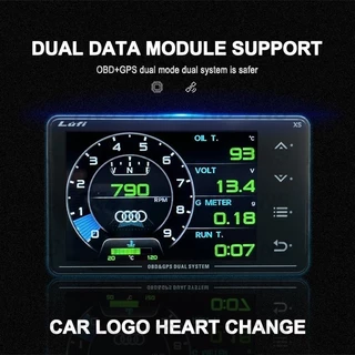 LUFI XS 2026 เกจ์วัด OBD2 มัลติฟังก์ชั่น 3 in 1 เมนูอังกฤษ Gauge OBD GPS และ Gyroscope