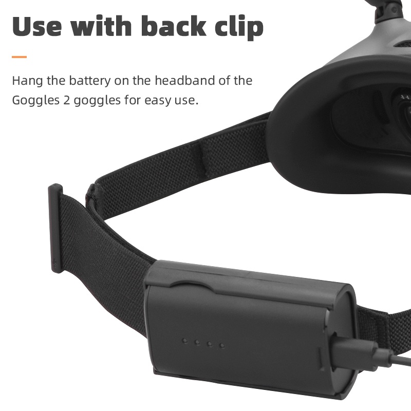 สายชาร์จพาวเวอร์ซัพพลาย แบบพกพา สําหรับโดรน DJI Avata Goggles 2
