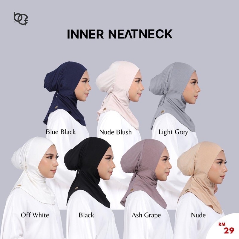 คอลเลกชันชั้นในโดย Bcf.antara rinkaian ผลิตภัณฑ์มุสลิม คอด้านใน anak tudung aitu,inner bertali
