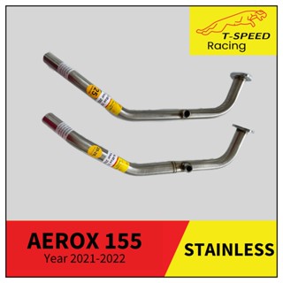 คอท่อAerox 155 (O2 Sensor) Year 2021-2022 สแตนเลส Size 25/25-28/ 28/ 28-32/ 32 m.m.