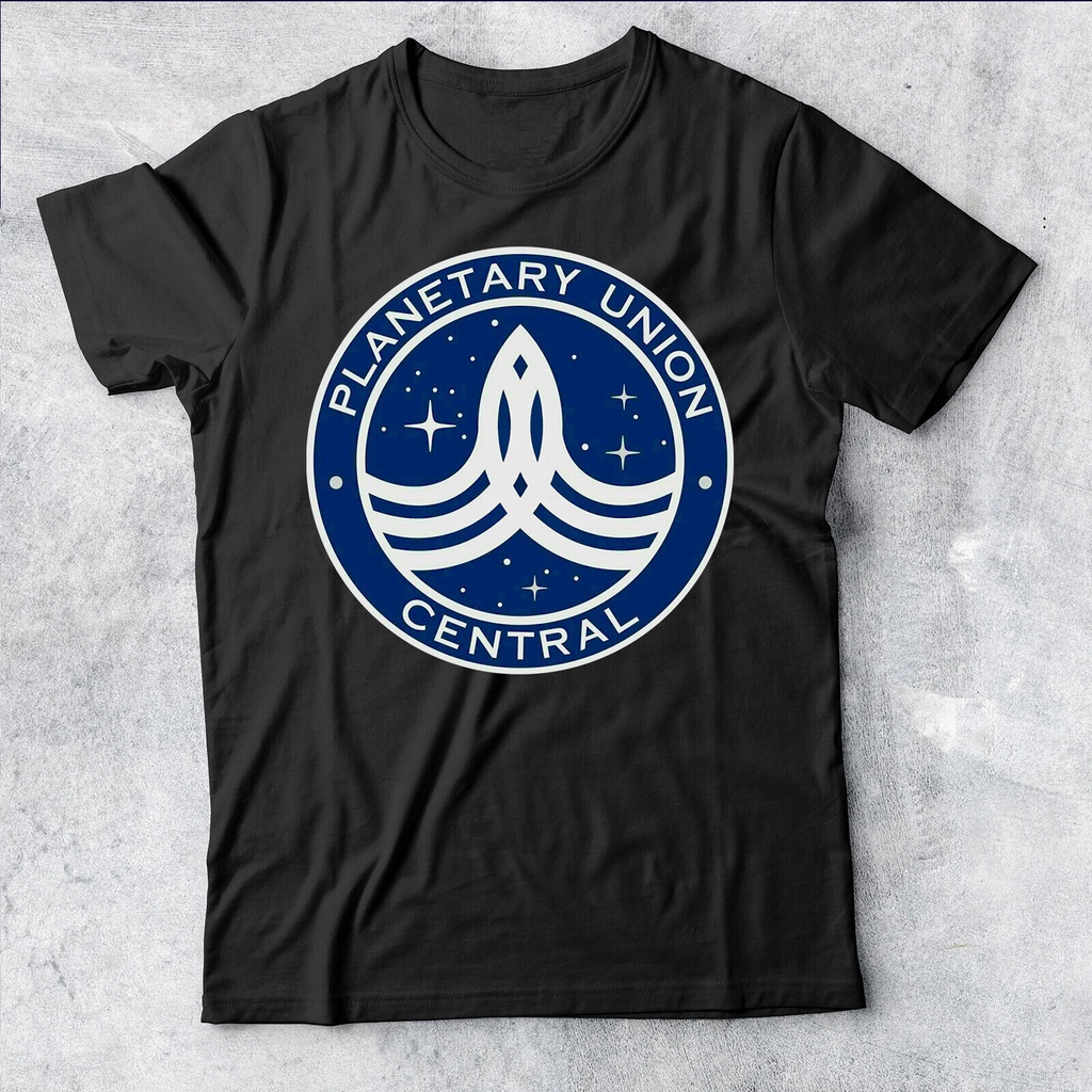 เสื้อยืดบุรุษ Planetary Union The Orville Space Sci Fi
