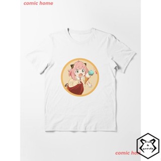 2022 SPY X FAMILY Anya Cute Essential T-Shirt เสื้อยืดพิมพ์ลาย เสื้อยืดธีมการ์ตูน คอกลม cotton แฟชั่น Unisex_03