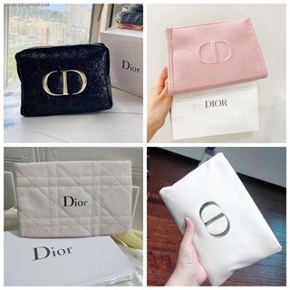 กระเป๋าเครื่องสําอาง กระเป๋าถือ Dior Dior สีชมพู แบบพกพา แฟชั่นเรียบง่าย