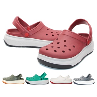 Crocs รองเท้าแตะลําลอง สําหรับผู้ชาย ผู้หญิง เหมาะกับการเล่นกีฬา [206122]