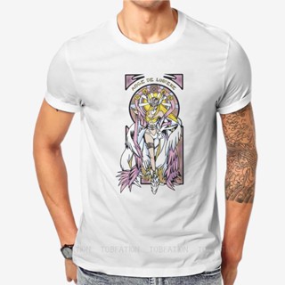 Angewomon Digimon Adventure Digital Monster Anime T Shirt Teenager Gothic Large Crewneck TShirt Top_08