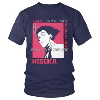 Top Tees Tvoe Hunter X Hunter T Shirt Men Short Sleeve Cotton Anime Manga T-shirt Hxh Hisoka Morow Tee Fashion Tshi_02