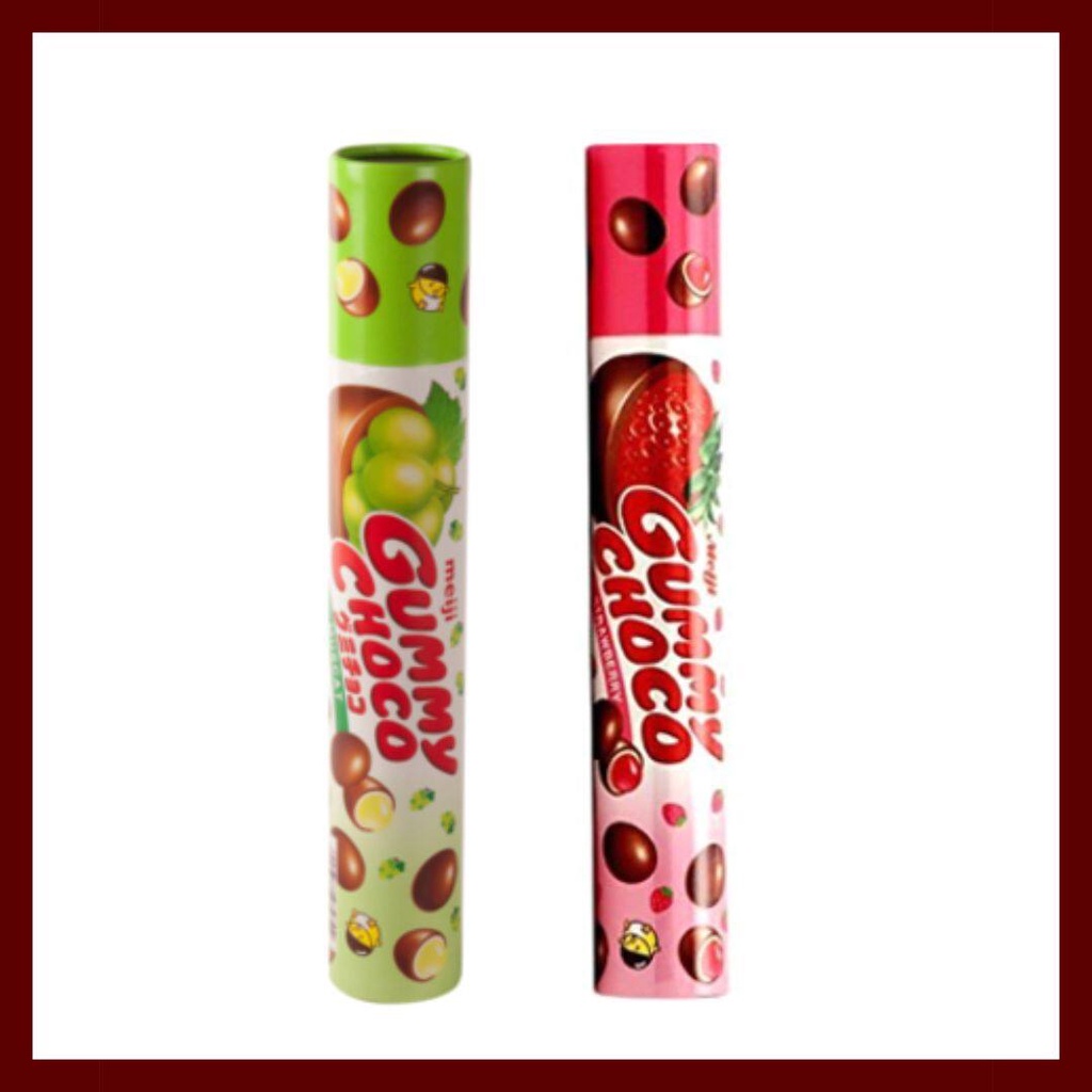 Meiji Gummy Choco - Strawberry ,muscat 50g เมจิกัมมี่ รส สตอเบอรี่,องุ่น