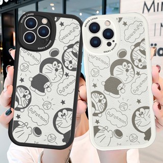 Compatible With Samsung Galaxy M31 M22 M12 M11 5G เคสเรียวมี สำหรับ Case Leather Cartoon Doraemon เคส เคสโทรศัพท์ เคสมือถือ Case Back Cover Shockproof Casing