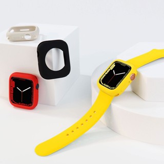 iwatch เคสซิลิโคนสำหรับนาฬิกา 8 7 6 5 4 3 2 1 เคสซิลิโคน apple 38/40/41/44/45/42mm