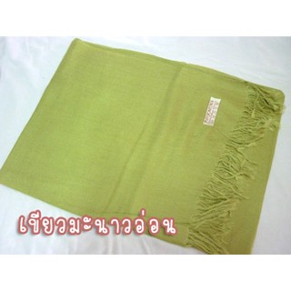 ผ้าพันคอผ้าคลุมไหล่ Pashmina เนื้อนุ่ม มีหลายสี