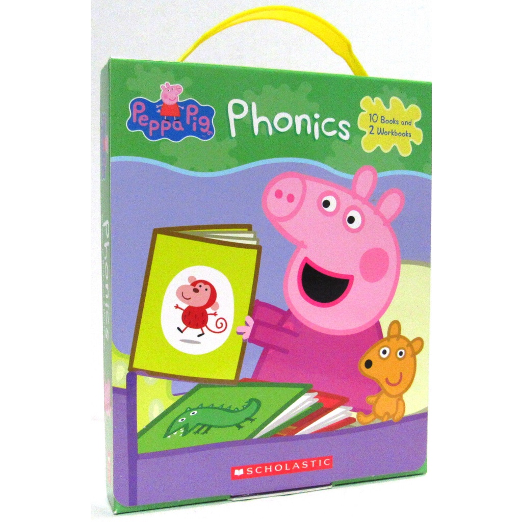 *ส่งทุกวัน* พร้อมส่ง *ลิขสิทธิ์แท้ Original*  หนังสือนิทานภาษาอังกฤษ Peppa Pig Phonics Set (12-Volume Set)