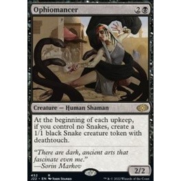 Ophiomancer การ์ด Magic The Gathering ของแท้จากชุด Jumpstart 2022