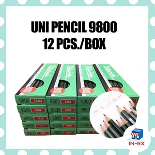 INEXSHOP - ดินสอ 1 กล่อง รุ่น uni pencil 9800 ดินสอวาดเขียน ดินสอเขียนผ้า ดินสอ ราคาถูก