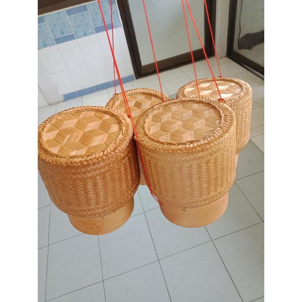กระติบข้าว กระติบเหนียวต้นตำรับอ.เขาวงขนาด5นิ้ว ใส่ข้าวเหนียว