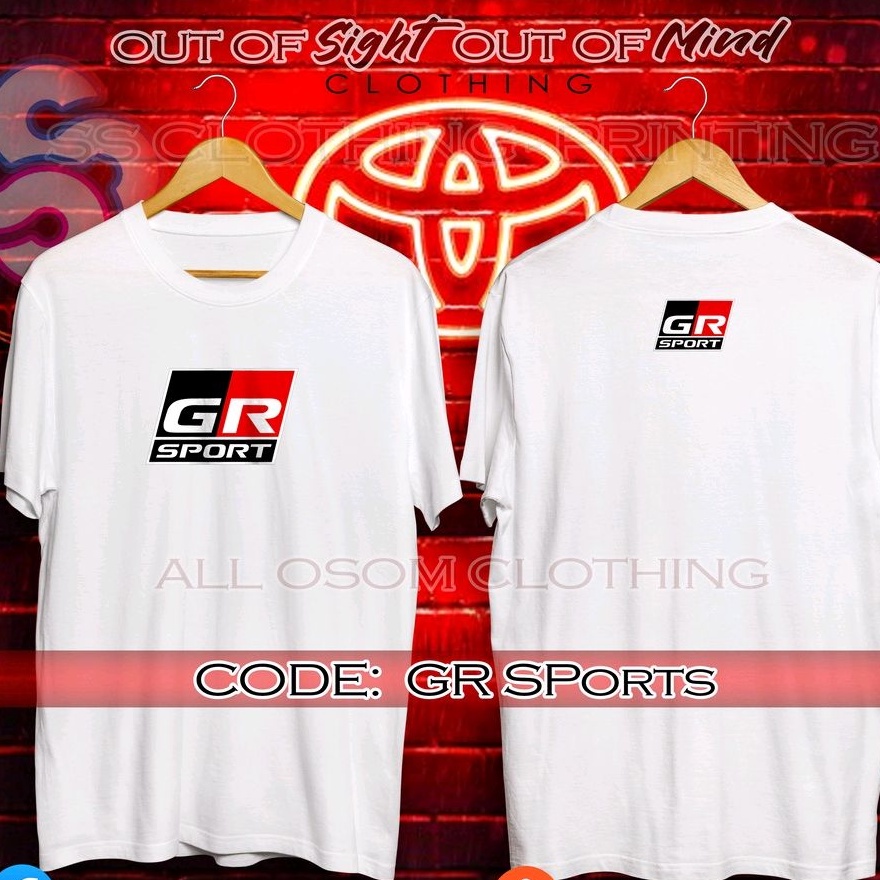 Toyota GR SPORTS Car Logo เสื้อคนรถ เสื้อ OSOM ทั้งหมด