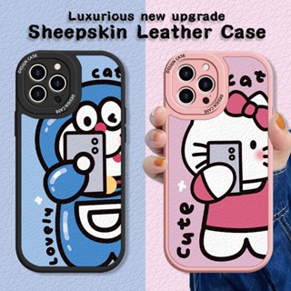 เคส IPHONE 11 IPHONE 11 PRO MAX IPHONE 14 PRO MAX IPHONE 14 PLUS สำหรับโทรศัพท์ปลอกอ่อนน่ารักการ์ตูนแมวหนังแกะหนังกันกระแทกกรณี