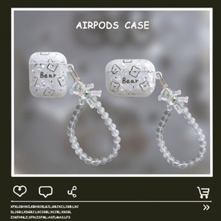 Mango เคสนิ่ม ลายการ์ตูนหมีน่ารัก สําหรับ AirPods 1 2 3 Pro Gen 2 3 2nd 3rd