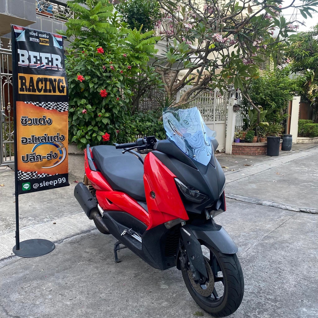 ชิวหน้าXMAX (สำหรับรถปี18-22) ทรงกีวี่ หล่อ เท่ ดุ งานคุณภาพเกรดA มีให้เลือกหลายสี ชิวyamaha xmax300 ชิวบังลมหน้าทรงสั้น - รูปที่ 7