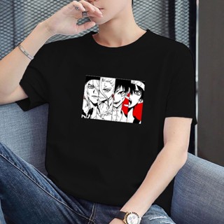 Anime Dr Stone Characters Design Japanese Vintage Graphic Short-sleeved Women and Men T-shirt_07