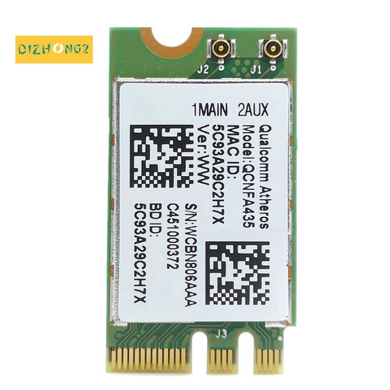 อะแดปเตอร์การ์ดไร้สาย บลูทูธ 4.1 สําหรับ Qualcomm Atheros QCA9377 QCNFA435 802.11AC 2.4G 5G NGFF WIF