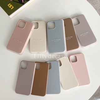 พร้อมส่ง ***เคสโทนสีมินิมอล สำหรับ12-14 pro max เคสซิลิโคนสีพื้น ไม่มีโลโก้ ด้านในเป็นกำมะหยี่ ลบรอยปากกาได้