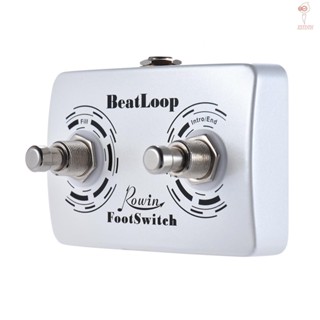 [XSTH] Rowin BeatLoop แป้นเหยียบสวิตช์เท้าคู่ พร้อมสายเคเบิล 6.35 มม. สําหรับ Rowin BEAT LOOP